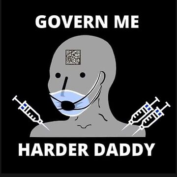 Govern Me Harder Daddy NPC MEME Go Outside Today Car Bumper Vinyl Sticker  Decal