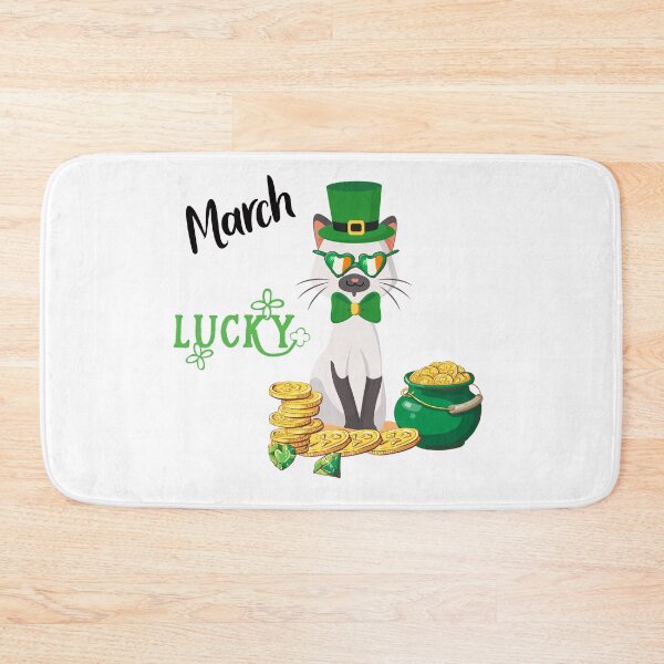 Item preview, March Cat Irish Luck designed and sold by Bliss Find And Design.