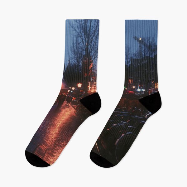 Item preview, Nightfall on an Amsterdam Street designed and sold by jnbr.