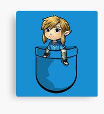 Pocket Link BOTW Zelda Canvas Print