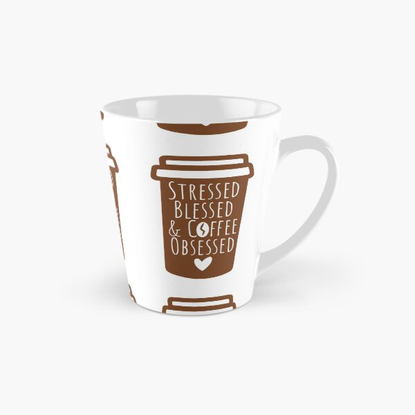Item preview, STRESS BLESSED & COFFEE OBSESSED  designed and sold by RetroPlaceee.