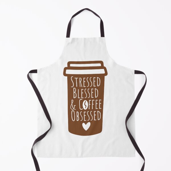 Item preview, STRESS BLESSED & COFFEE OBSESSED designed and sold by RetroPlaceee.