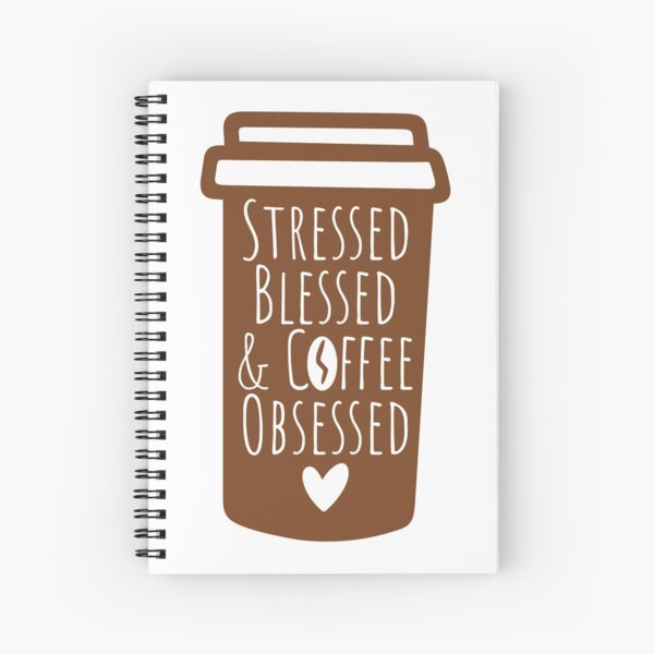 Item preview, STRESS BLESSED & COFFEE OBSESSED  designed and sold by RetroPlaceee.