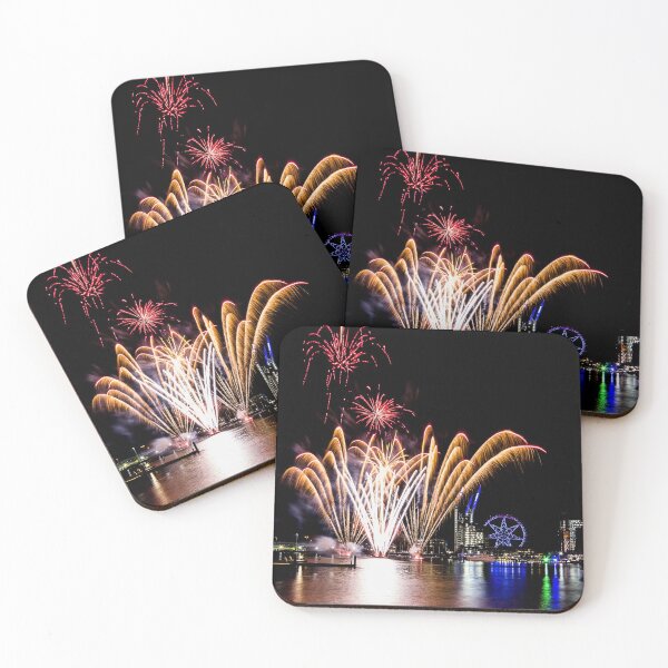 Item preview, Fireworks featuring Melbourne Star, Melbourne Docklands, Victoria, Australia. designed and sold by Vicki Walsh.