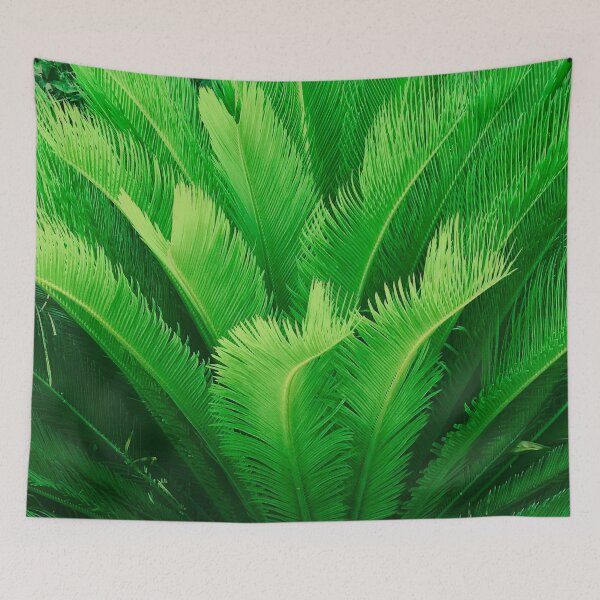 Item preview, Island Tropical Luxurious Green Palm Leaves Art Photo designed and sold by DEC02.