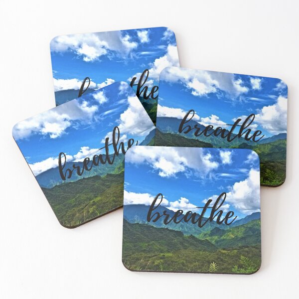 Item preview, breathe - Tropical Mountains designed and sold by RebekahLanden.