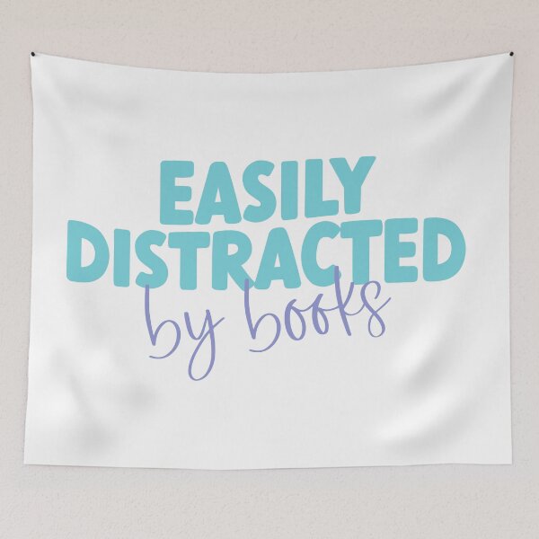 Item preview, Easily Disctracted by Books designed and sold by rissidesigns.