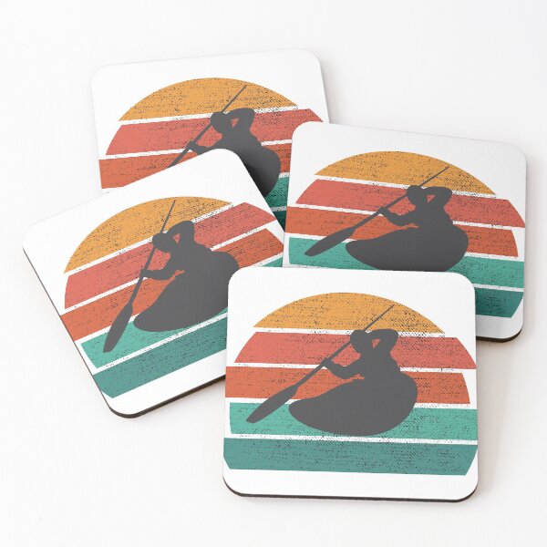 Item preview, Kayaking Retro Vintage Print  designed and sold by HStudioPrints.