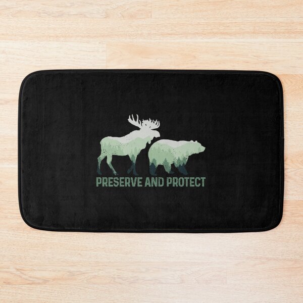 Item preview, Preserve Protect Bear Moose National Park Nature Gift designed and sold by elamlakini.