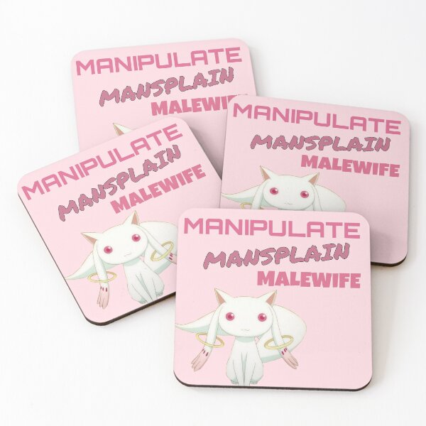 Item preview, Kyubey Manipulate Mansplain Malewife Madoka Magica designed and sold by VagueDryad.