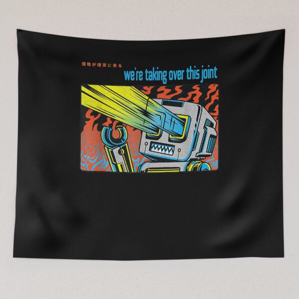 Item preview, Graffiti Style Robot Street Art designed and sold by patsa4.