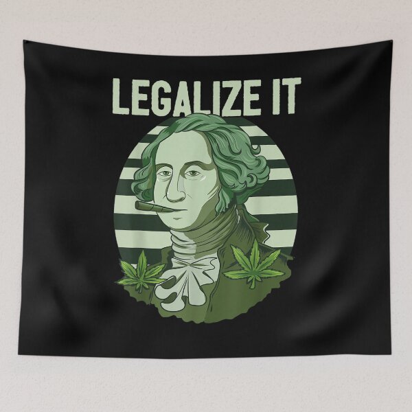Item preview, Legalize It Weed Cannabis George Washington designed and sold by nancyholly.