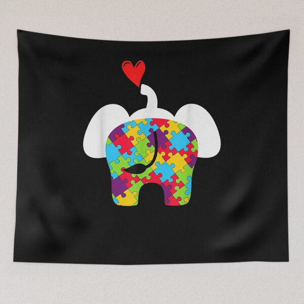 Item preview, Autism Awareness Elephant designed and sold by patsa4.