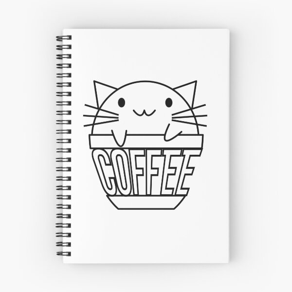 Artikelvorschau, Katze in der Kaffeetasse mit verzogenem Text auf der Tasse entworfen und verkauft von CoffeewithKitty.