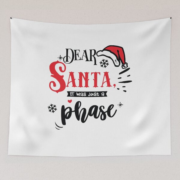 Item preview, Christmas Shirt Dear Santa, it was just a Phase Funny Merry Unisex Funny Graphic Tee Gift designed and sold by ILYASLAM.
