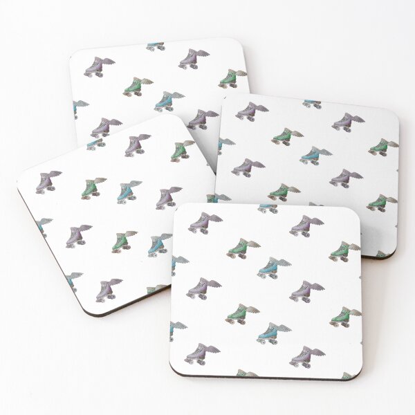 Item preview, flying roller skate sticker pack designed and sold by -Lily-Anne-.