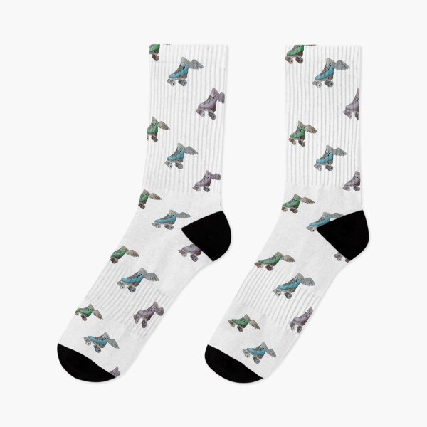 Artikelvorschau, Stickerpaket mit fliegenden Rollschuhen entworfen und verkauft von -Lily-Anne-.