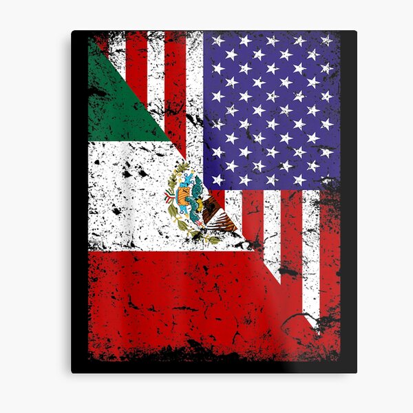 Mexican American Flag Usa Mexico