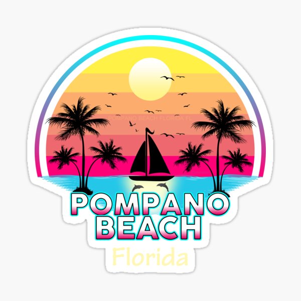 Artikel-Vorschau von Pompano Beach Florida Florida Karibik Sommer Strandurlaub, designt und verkauft von Cuatrocaminos.