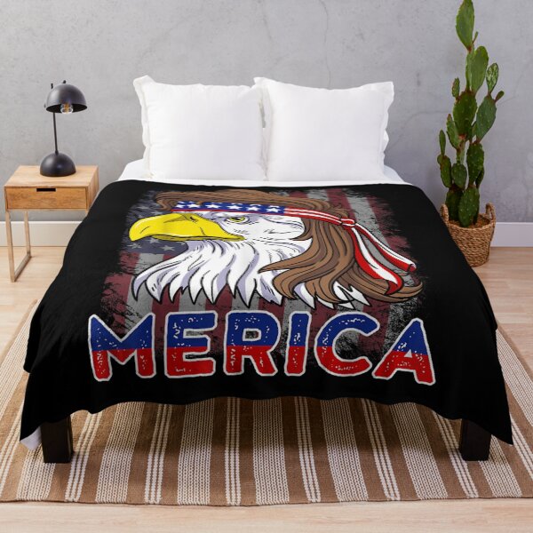 Item preview, Merica Eagle Mulle American Flag Usa 4th Of July designed and sold by nancyholly.