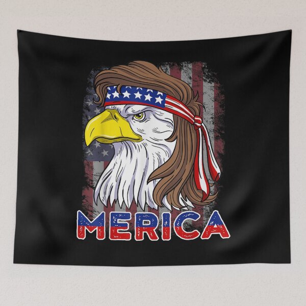 Item preview, Merica Eagle Mulle American Flag Usa 4th Of July designed and sold by nancyholly.