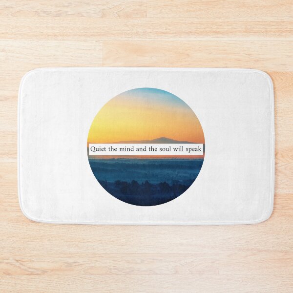Item preview, Quiet The Mind Yoga Quote designed and sold by shirabee.