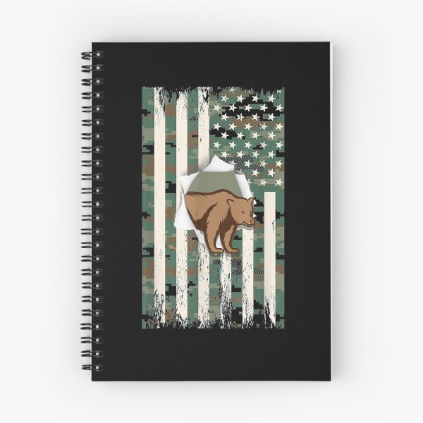 Item preview, Bear Pixelated Camo Retro Usa Flag Green Camouflage Themed designed and sold by nancyholly.