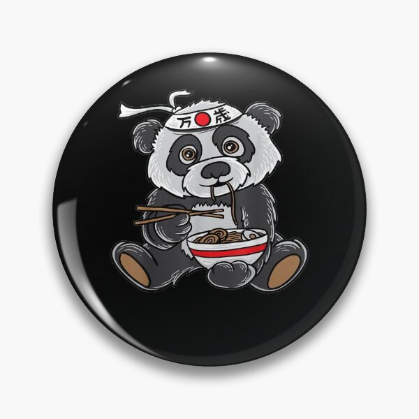 Item preview, Anime Panda Eating Japanese Ra Noodles Bowl designed and sold by patsa4.