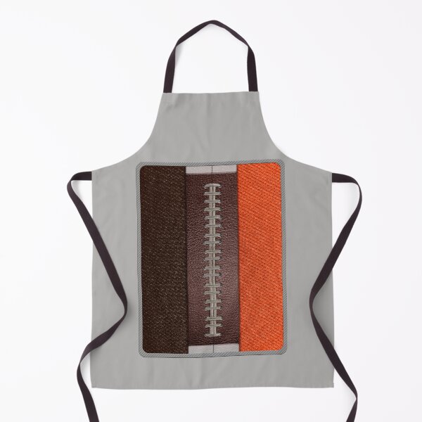 Item preview, Football Brown and Orange Team Spirit Patch designed and sold by Michele Engling.