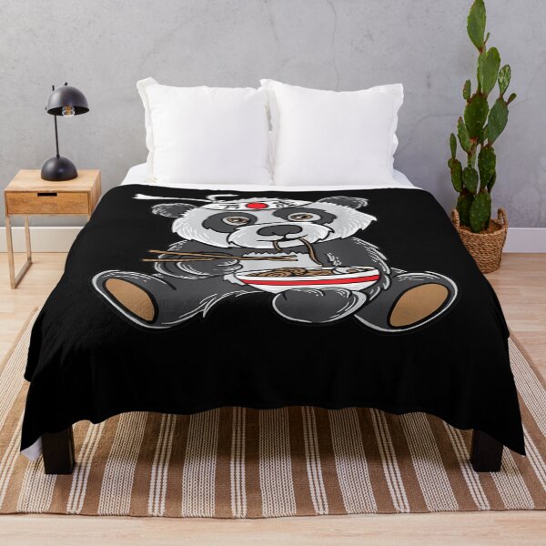 Item preview, Anime Panda Eating Japanese Ra Noodles Bowl designed and sold by patsa4.
