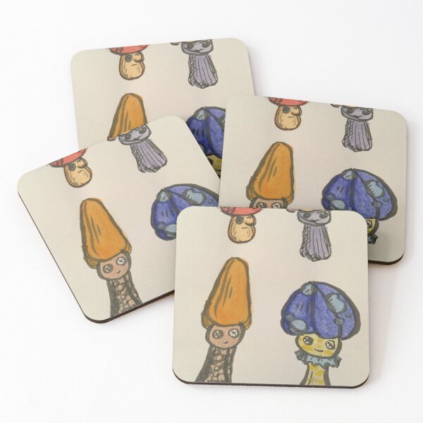 Item preview, Cute mushrooms designed and sold by jamminanddrawin.