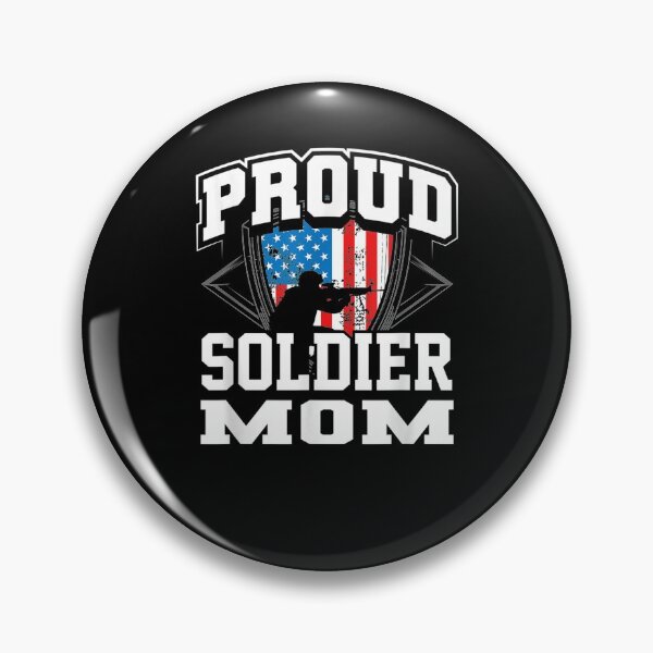 Artikelvorschau, Vintage Us Flag My Mom My Soldier Hero Stolze Armeemama entworfen und verkauft von nancyholly.