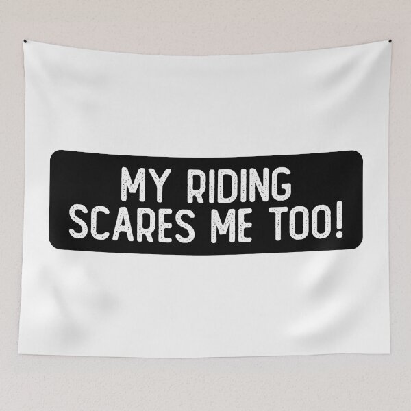 Item preview, My Riding Scares Me Too Cool Biker designed and sold by Sour Soul.