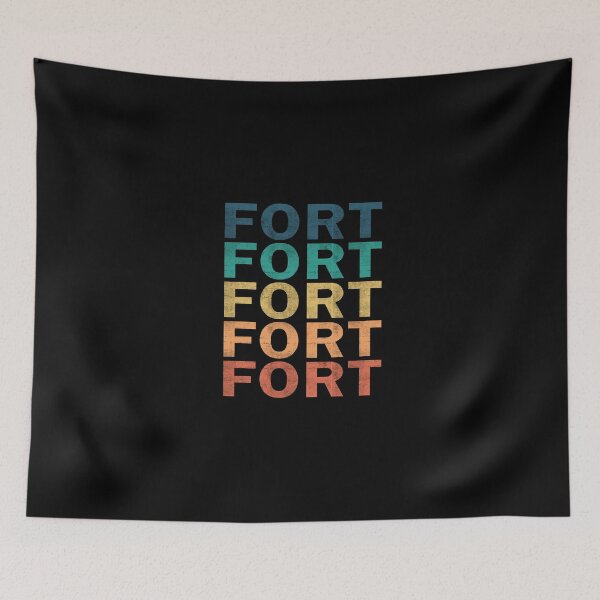 Aperçu de l'œuvre T-shirt Fort Name - T-shirt Fort Vintage Retro Fort Name Gift Item créée et vendue par enstacee75.