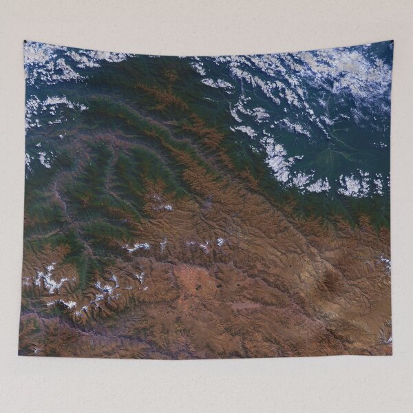 Item preview, Machu Picchu and the Andes Mountains of Peru Satellite Image designed and sold by Jim Plaxco.
