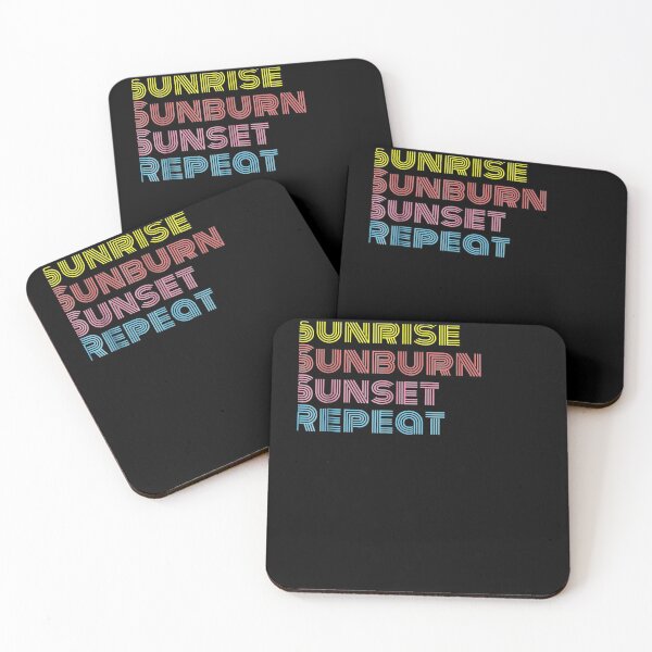 Item preview, Sunrise Sunburn Sunset Repeat Summer Beach Vacation designed and sold by nancyholly.