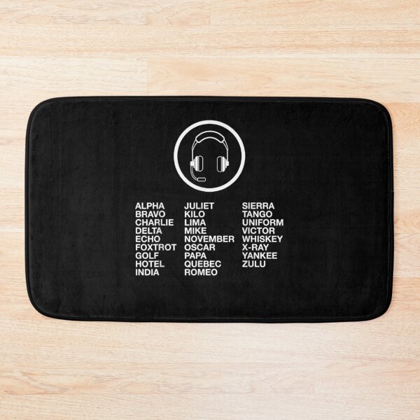 Item preview, Aviation Phonetic Alphabet With Pilot Headset designed and sold by nancyholly.