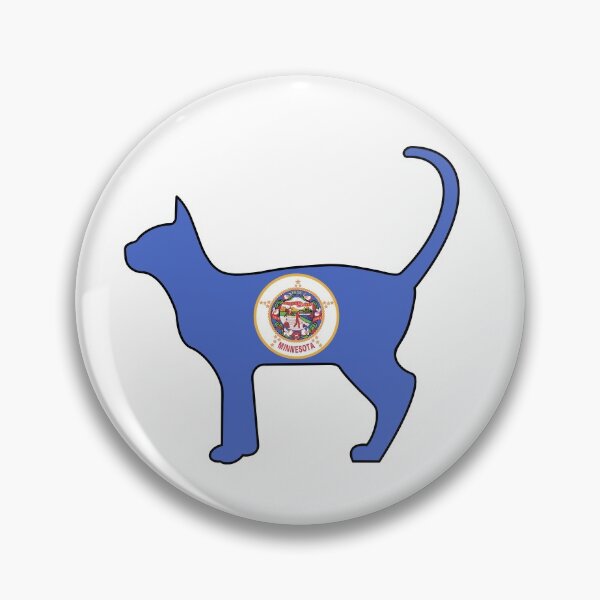 Item preview, State of Minnesota Flag for Cat Lovers designed and sold by Gsallicat.