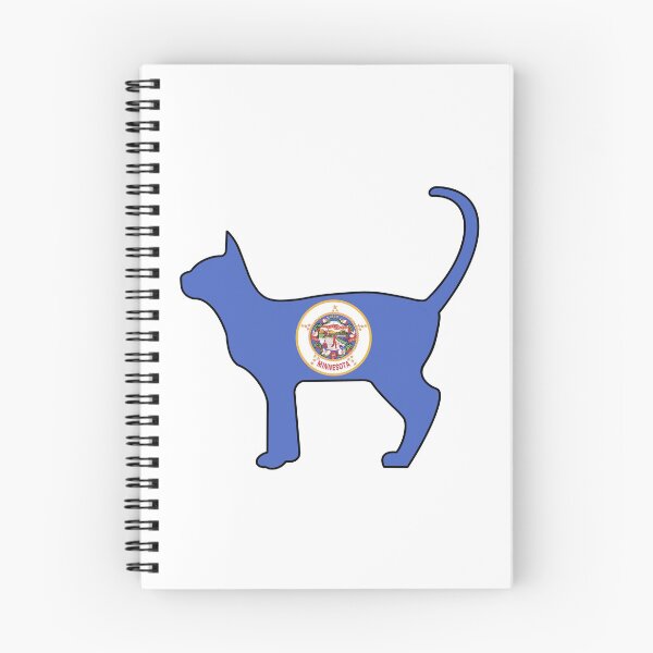 Item preview, State of Minnesota Flag for Cat Lovers designed and sold by Gsallicat.