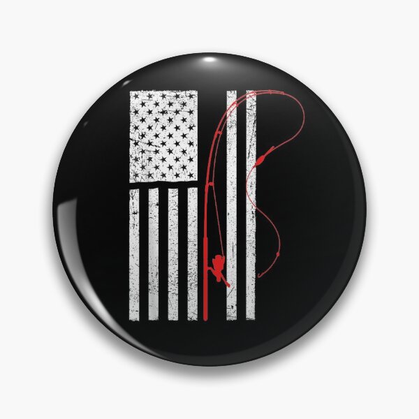 Item preview, Fishing Pole Vintage American Flag Fish Patriotic Fis designed and sold by nancyholly.