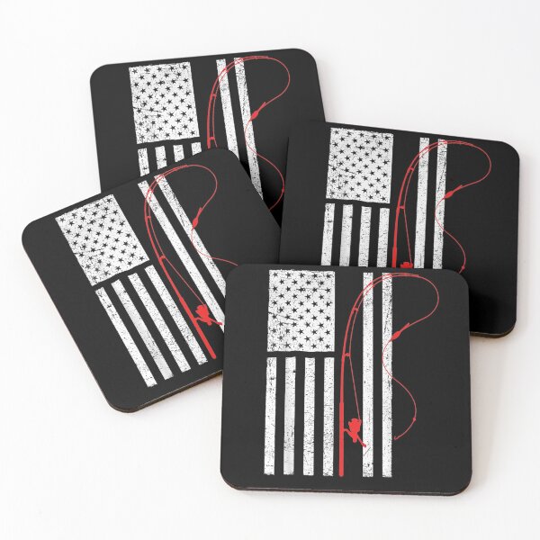 Item preview, Fishing Pole Vintage American Flag Fish Patriotic Fis designed and sold by nancyholly.