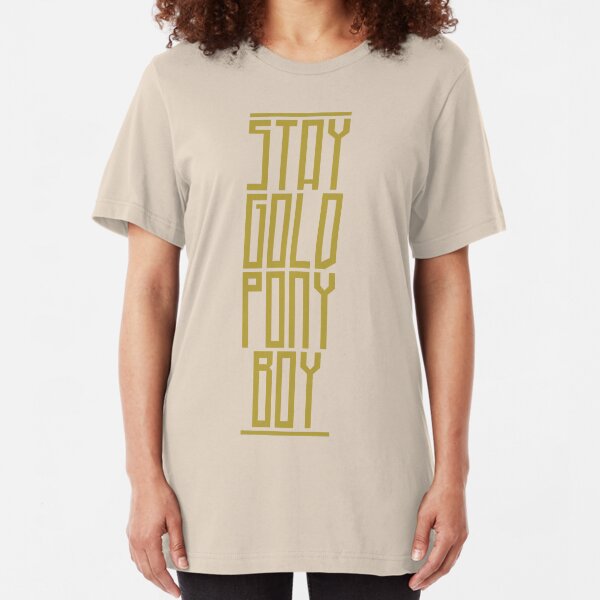 STAY GOLD PONYBOY Slim Fit T-Shirt