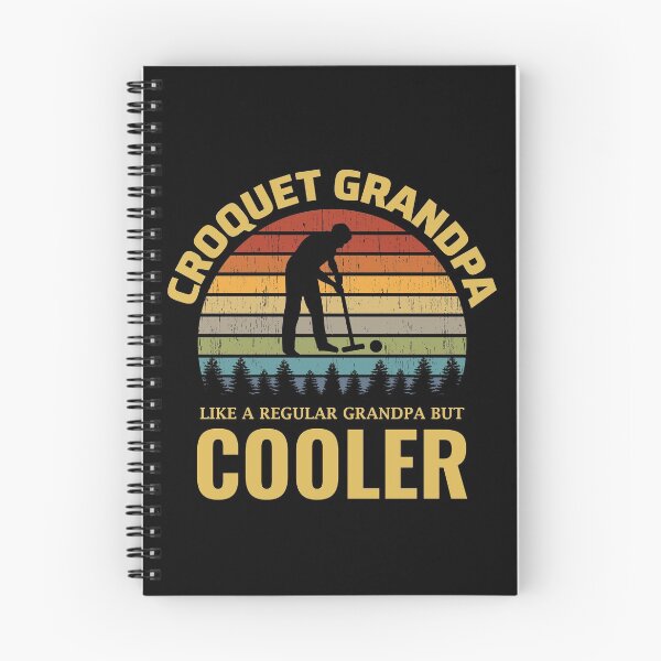 Item preview, Croquet Grandpa Outdoor Vintage Retro Sunset designed and sold by CuteDesigns1.