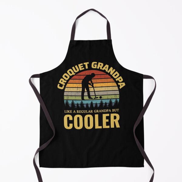 Item preview, Croquet Grandpa Outdoor Vintage Retro Sunset designed and sold by CuteDesigns1.