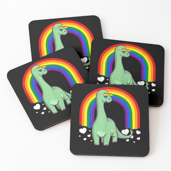 Item preview, Lgbt Dinosaur Gay Pride Rainbow Brachiosaurus Lgbtq designed and sold by nancyholly.