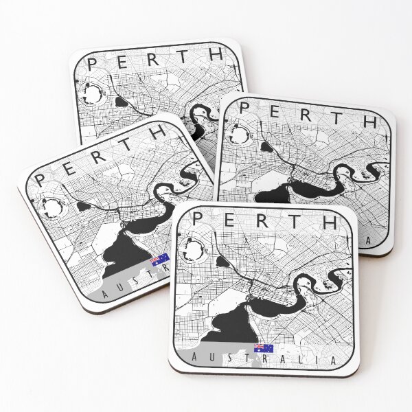 Item preview, PERTH MAP AUSTRALIA designed and sold by hatimelhag.
