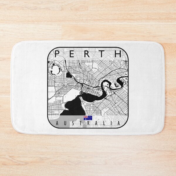 Artikelvorschau, PERTH KARTE AUSTRALIEN entworfen und verkauft von hatimelhag.