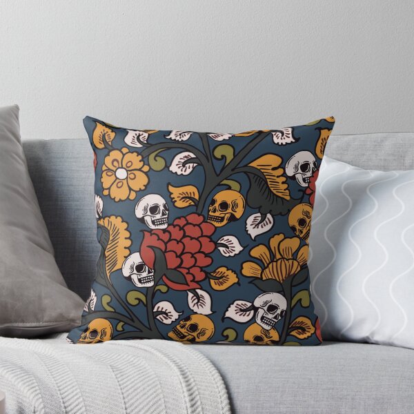 Item preview, Skulls and Flora designed and sold by umdvsgrnart.