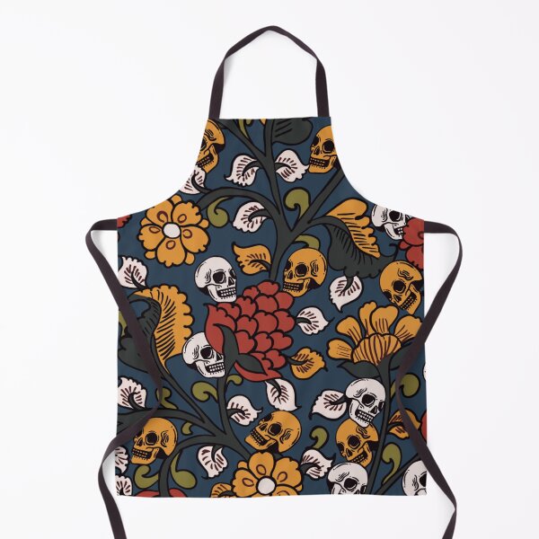 Item preview, Skulls and Flora designed and sold by umdvsgrnart.