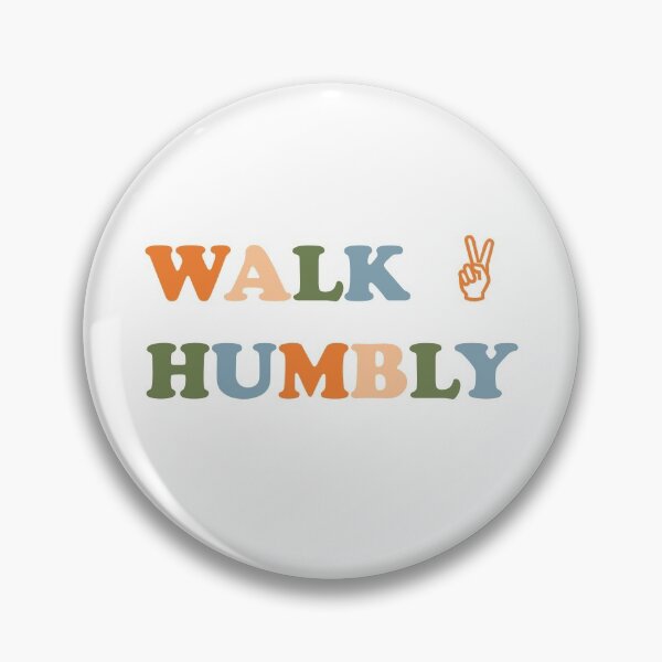 Item preview, Walk Humbly Retro Peace designed and sold by Brenander.